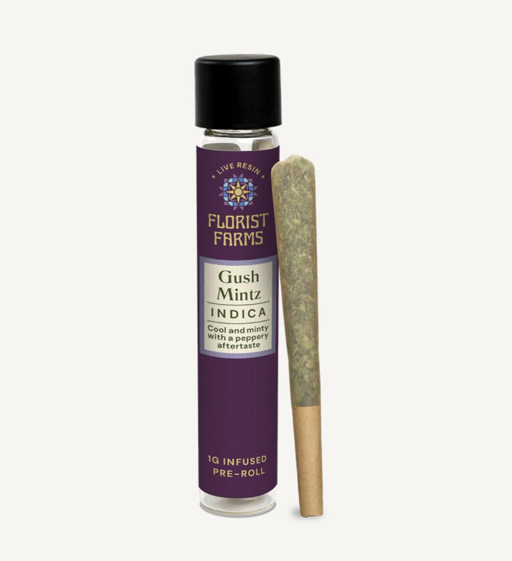 Florist Farms - Florist Farms | Gush Mintz | Live Resin Infused Joints | 1g - 1
