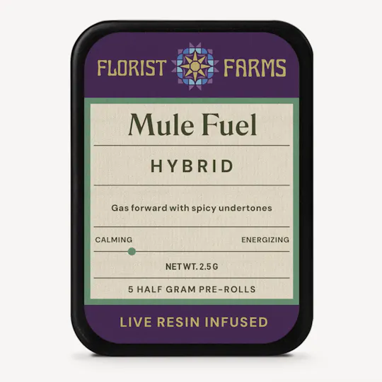Florist Farms - Florist Farms | Mule Fuel | Live Resin Infused Minis | 0.5g each | 5pk - 1