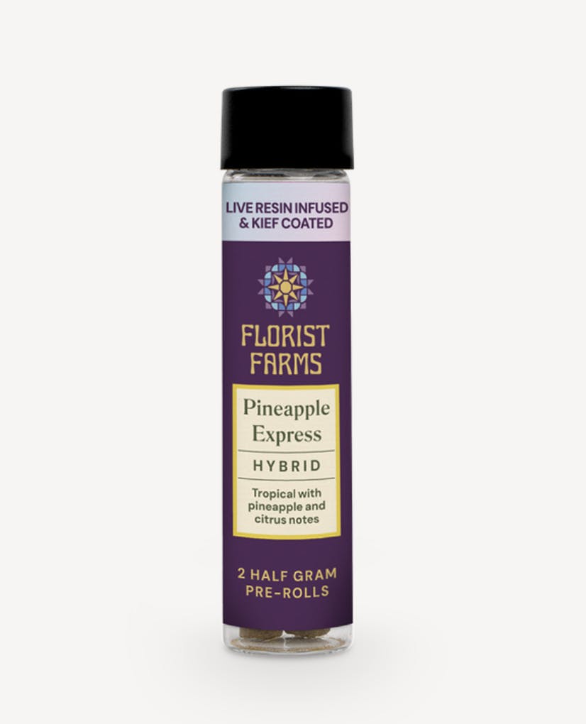 Florist Farms - Pineapple Express | Live Resin Infused Minis | 0.5g each | 2pk - 1