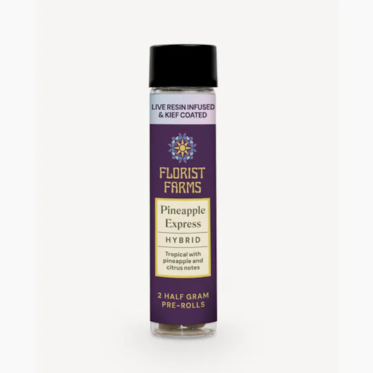 Florist Farms - Pineapple Express | Live Resin Infused Minis | 0.5g each | 2pk - 1