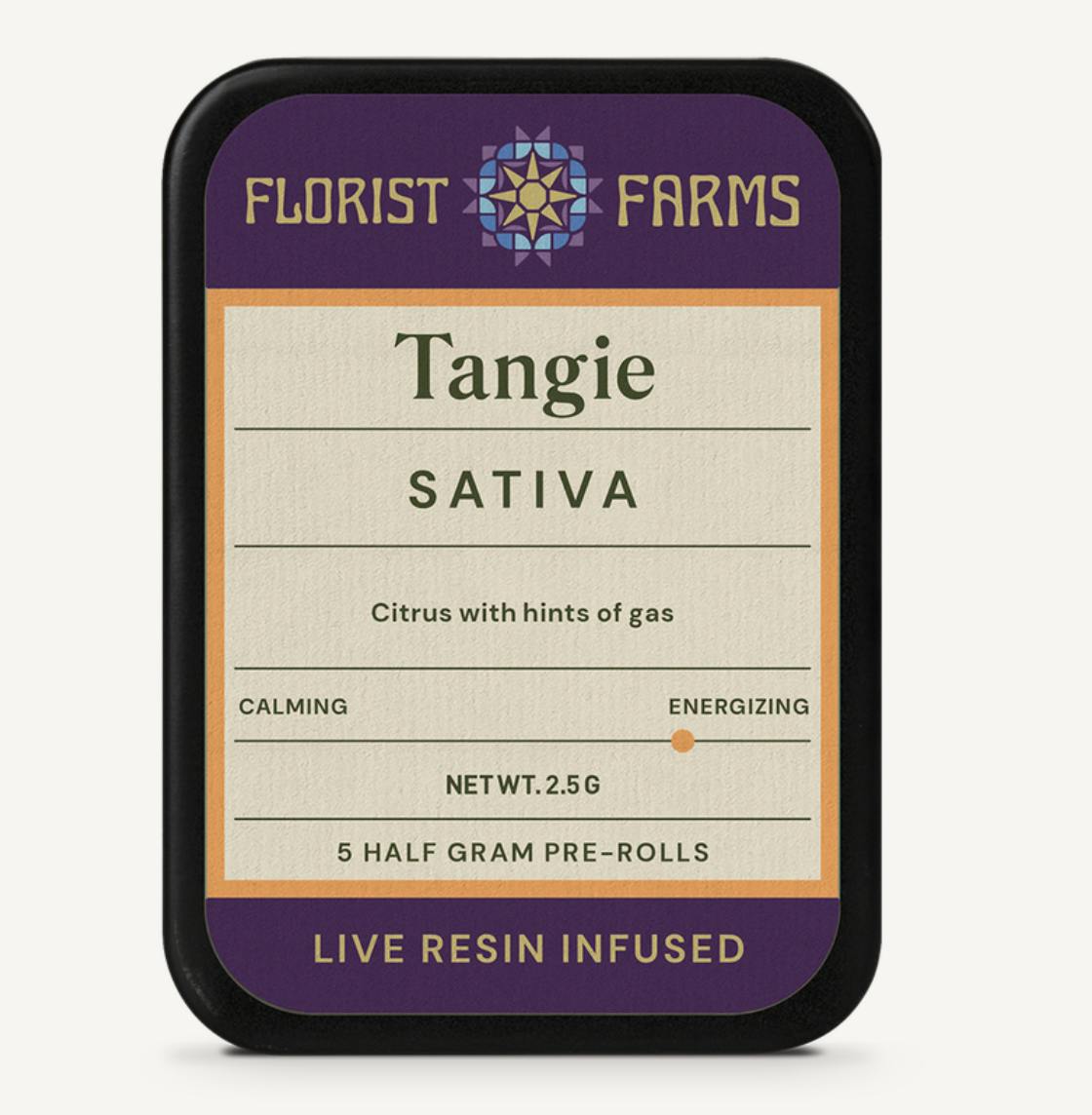 Florist Farms - Florist Farms | Tangie | Live Resin Infused Minis | 0.5g each | 5pk - 1
