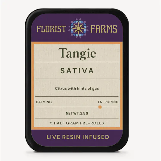 Florist Farms - Florist Farms | Tangie | Live Resin Infused Minis | 0.5g each | 5pk - 1