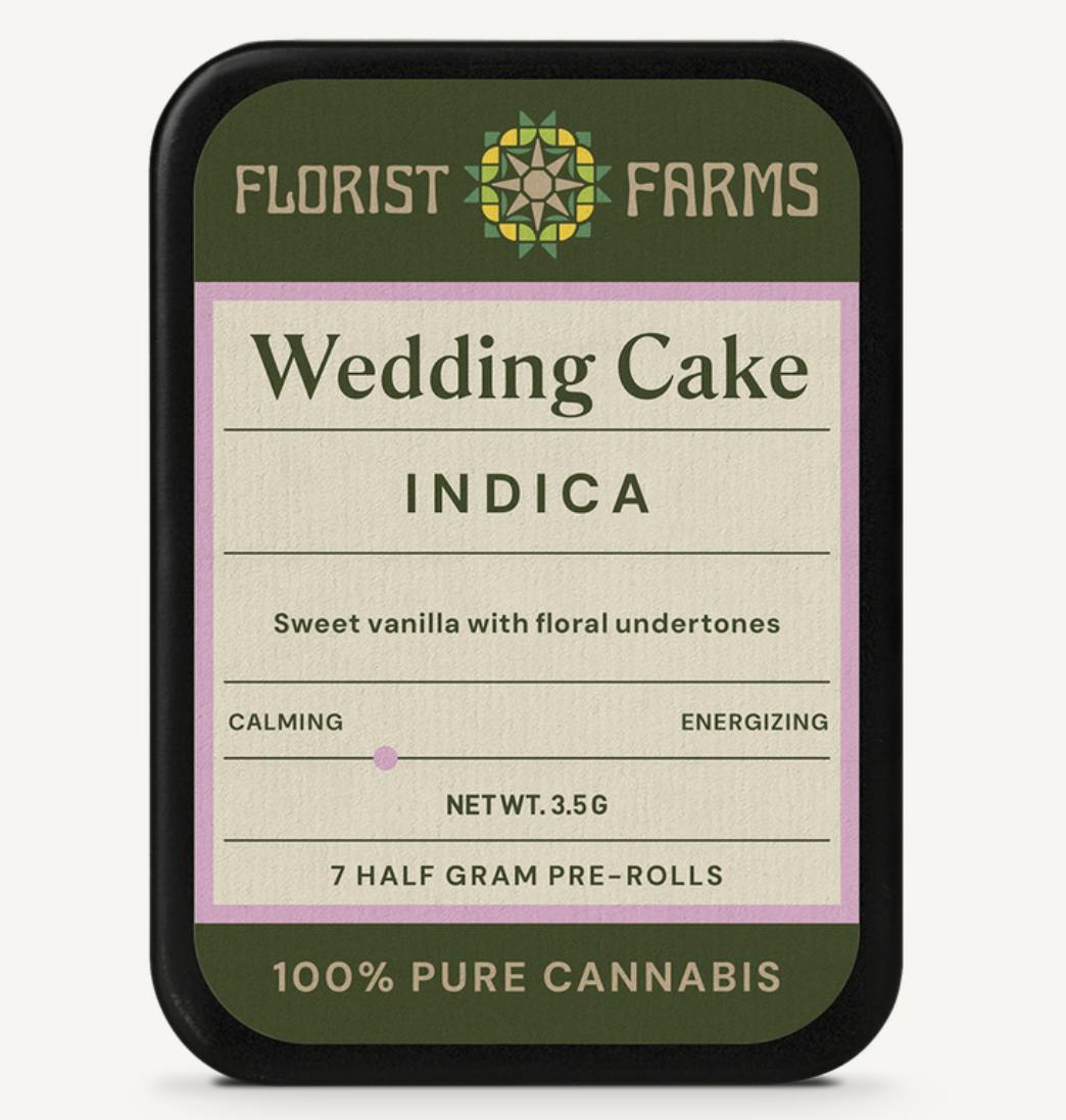 Florist Farms - Florist Farms | Wedding Cake | Minis | 0.5g each | 7pk - 1