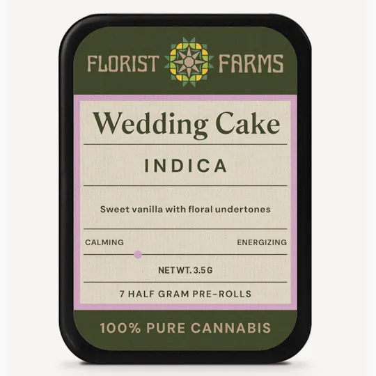 Florist Farms - Florist Farms | Wedding Cake | Minis | 0.5g each | 7pk - 1