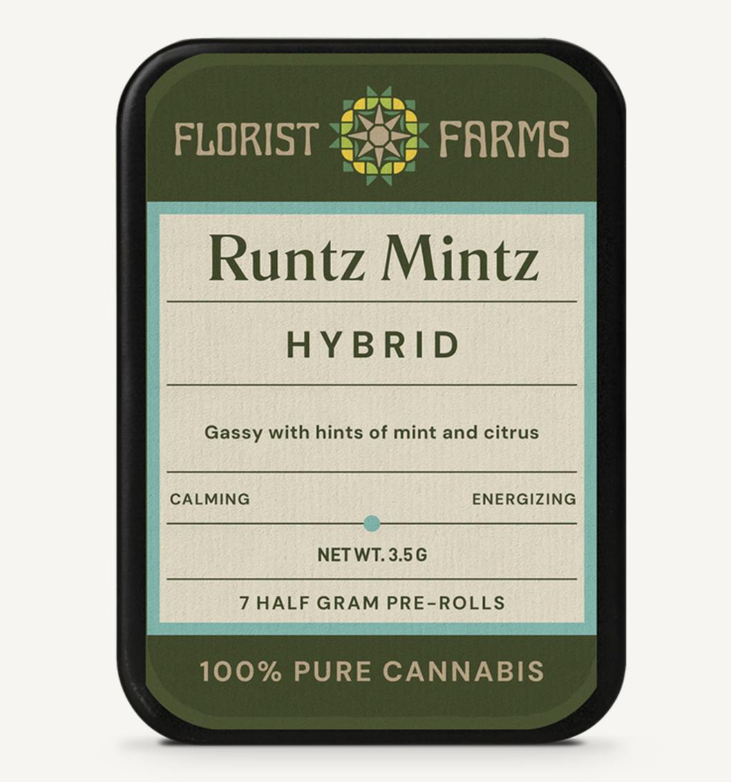 Florist Farms - Florist Farms | Runtz Mintz | Minis | 0.5g each | 7pk - 1