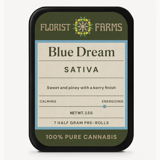 Florist Farms - Florist Farms | Blue Dream | Minis | 0.5g each | 7pk - 1