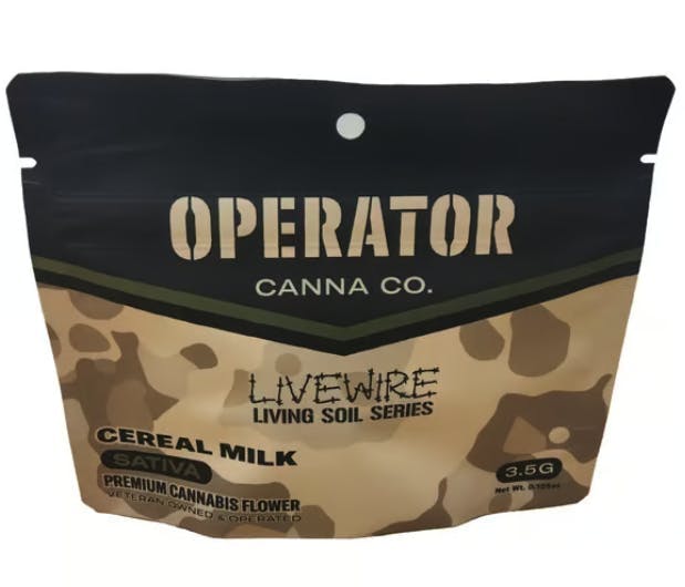 Operator Canna Co - Livewire | Cereal Milk | Big Buds | 3.5g - 1