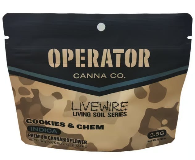 Operator Canna Co - Livewire | Cookies and Chem | Big Buds | 3.5g - 1