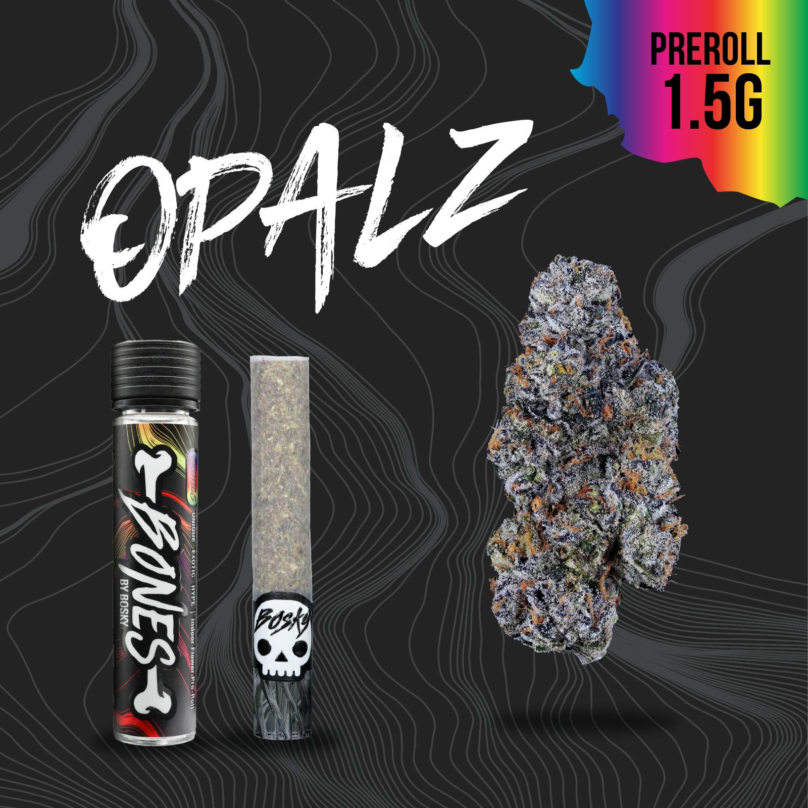 Bosky Genetics - BOSKY | Opalz | Bones Pre-roll | Exotics | 1.5g - 1