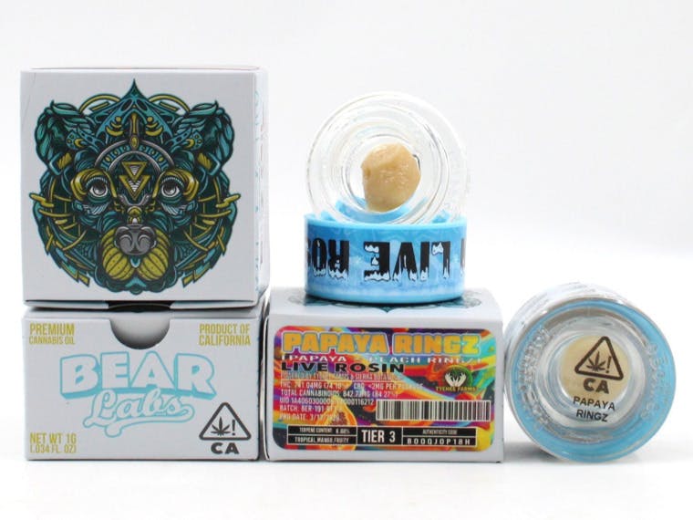 Bear Labs - BEAR Labs - Papaya Ringz - Rosin Tier 3 - 1