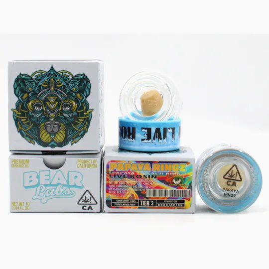 Bear Labs - BEAR Labs - Papaya Ringz - Rosin Tier 3 - 1