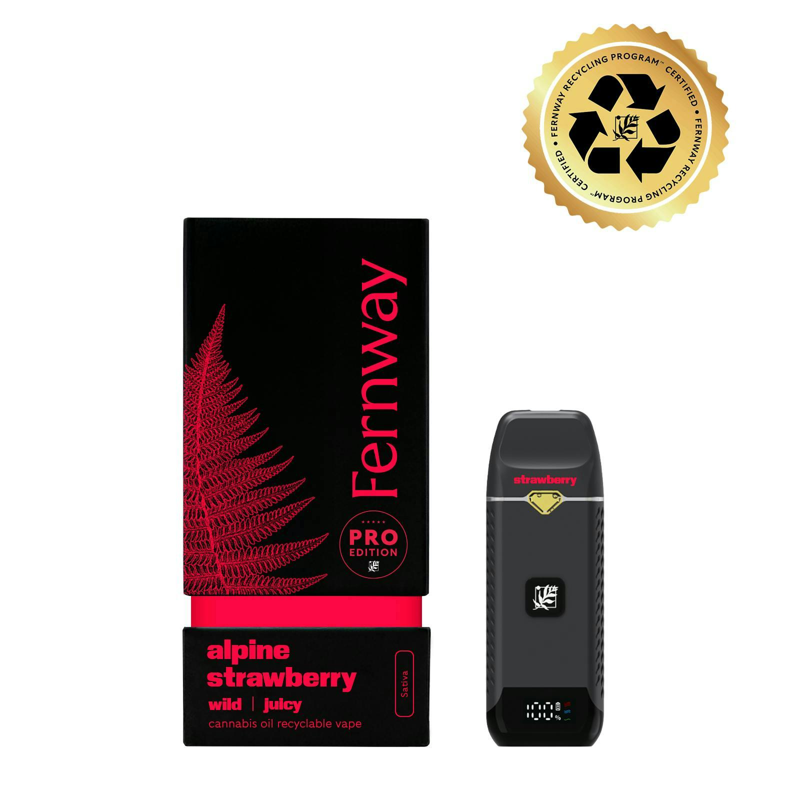 Fernway - Alpine Strawberry | Flavor Line | All-In-One Traveler PRO | 1.0g - 1