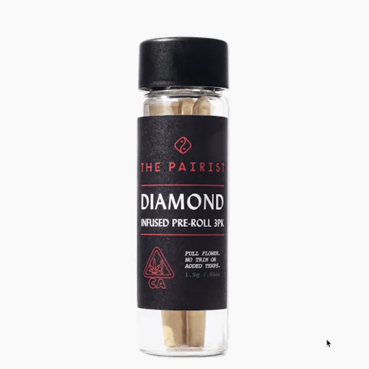 The Pairist - The Pairist | Rozè | Diamond Infused Joint | .5G | 3pk - 1