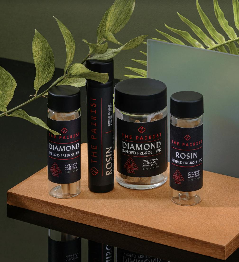 The Pairist - The Pairist | Whitethorn Rose | Diamond Infused Joint | .5G | 5pk - 1