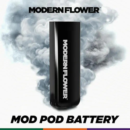 Modern Flower - Black Mod Pod Battery - 1