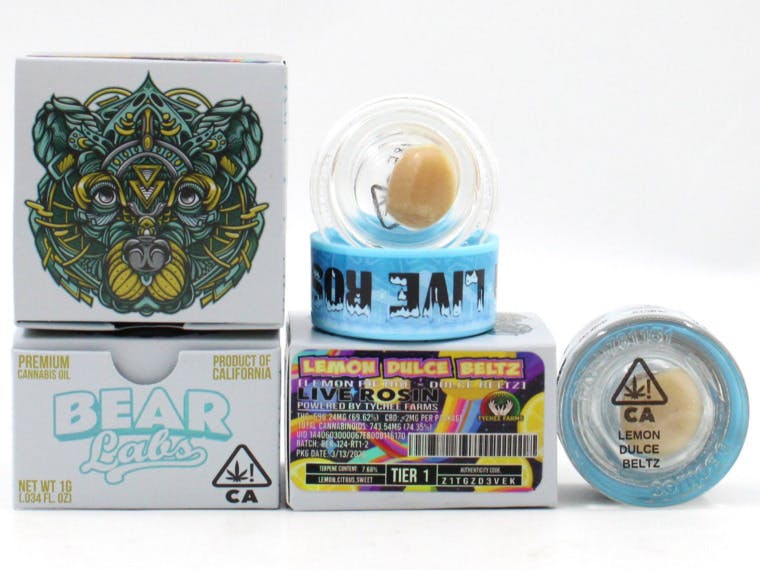 Bear Labs - BEAR Labs - Lemon Dulce Beltz - Rosin Tier 1 - 1