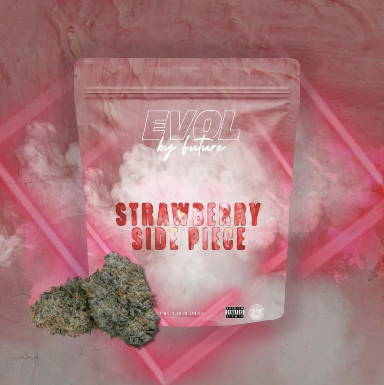 EVOL by Future - EVOL by Future | Strawberry Side Piece | Big Buds | 3.5g - 1