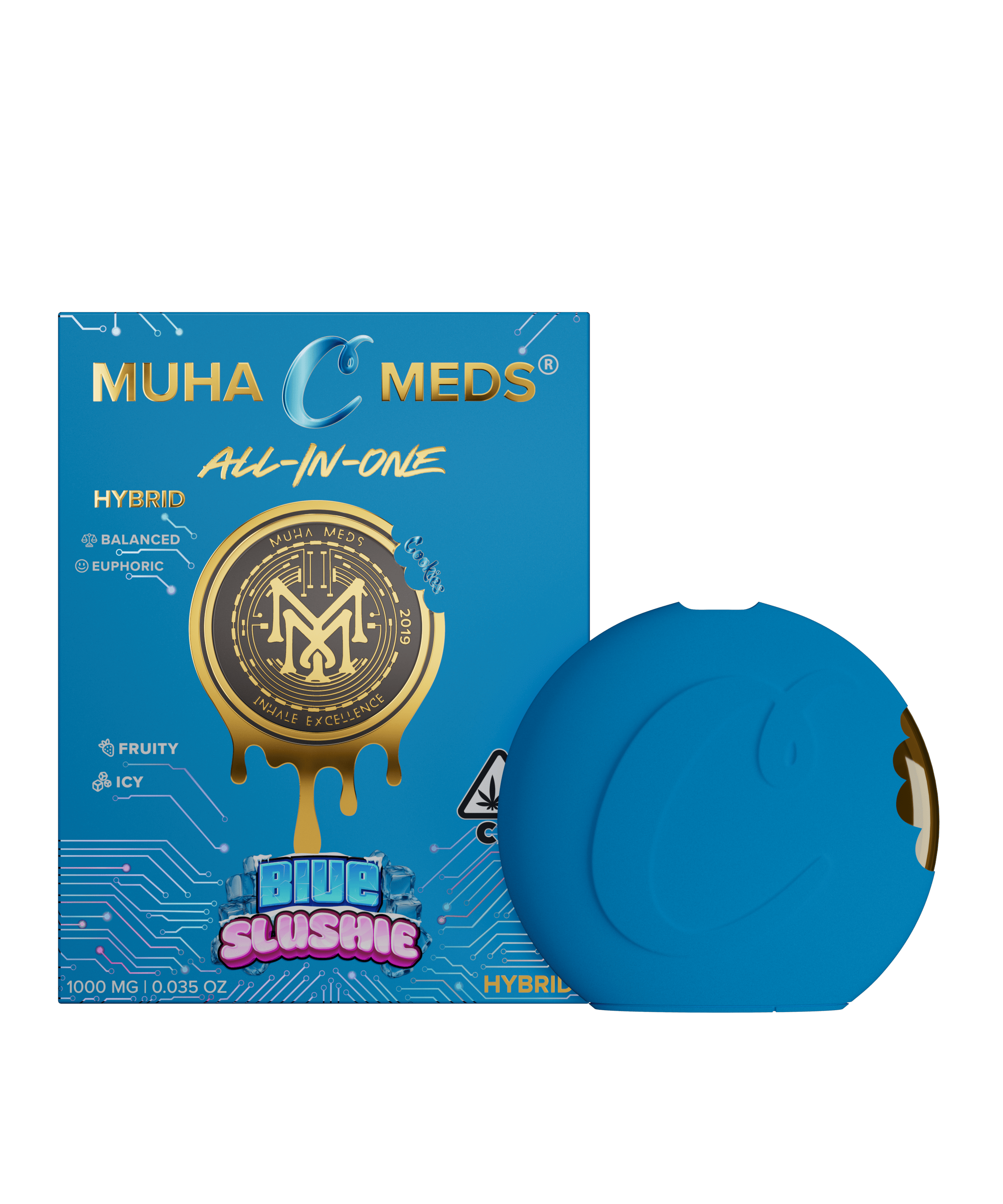 Muha Meds - Muha Meds x Cookies | Blue Slushie | Disposable | 1g - 1