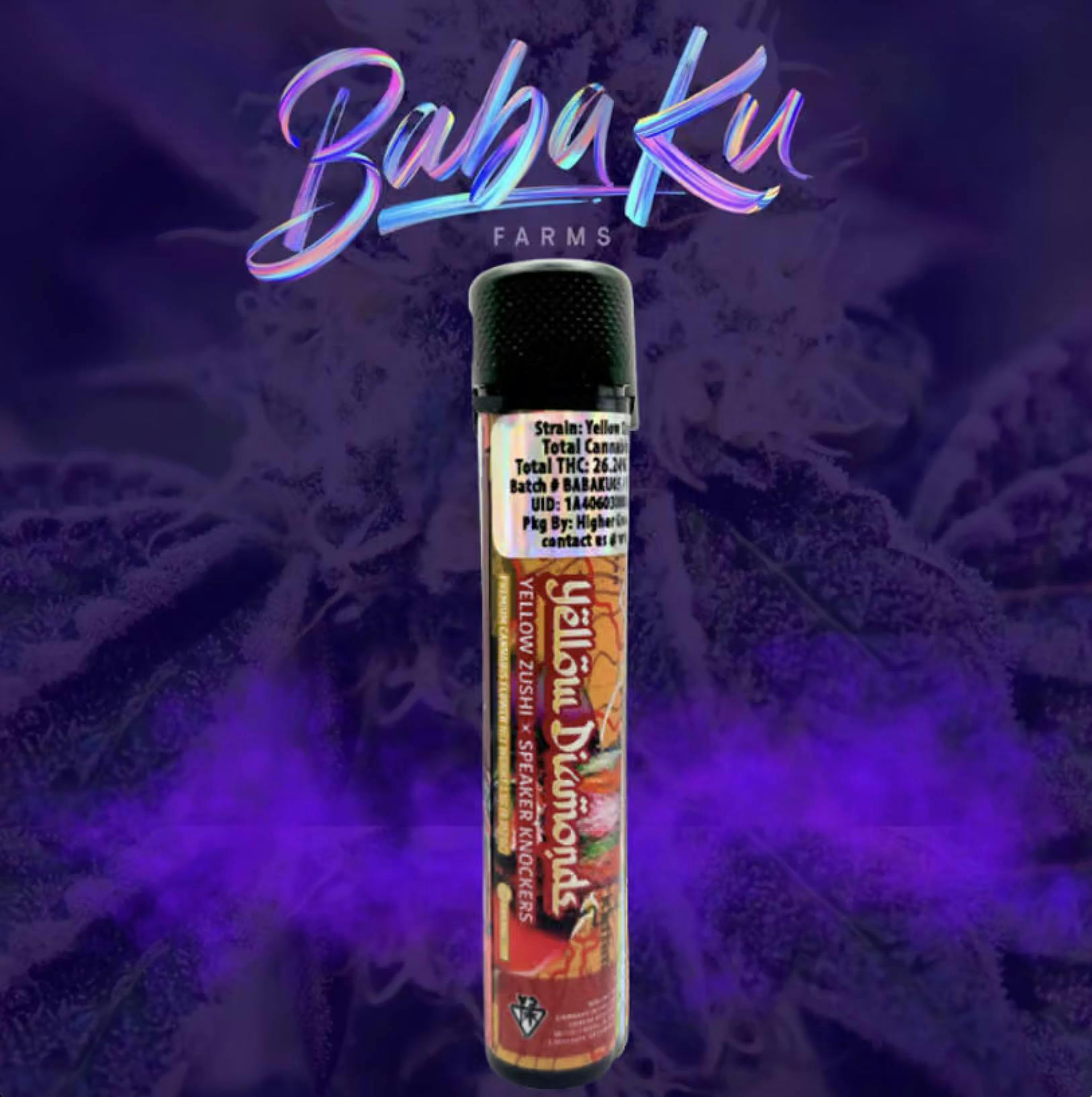 Baba Ku Farms - Baba Ku Farms | Yellow Diamonds | Joint | 1.5g - 1