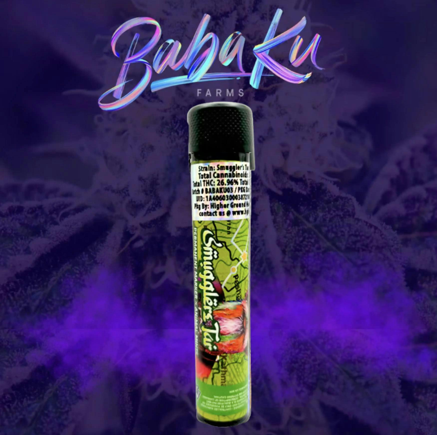 Baba Ku Farms - Baba Ku Farms | Smugglers Tar | Joint | 1.5g - 1