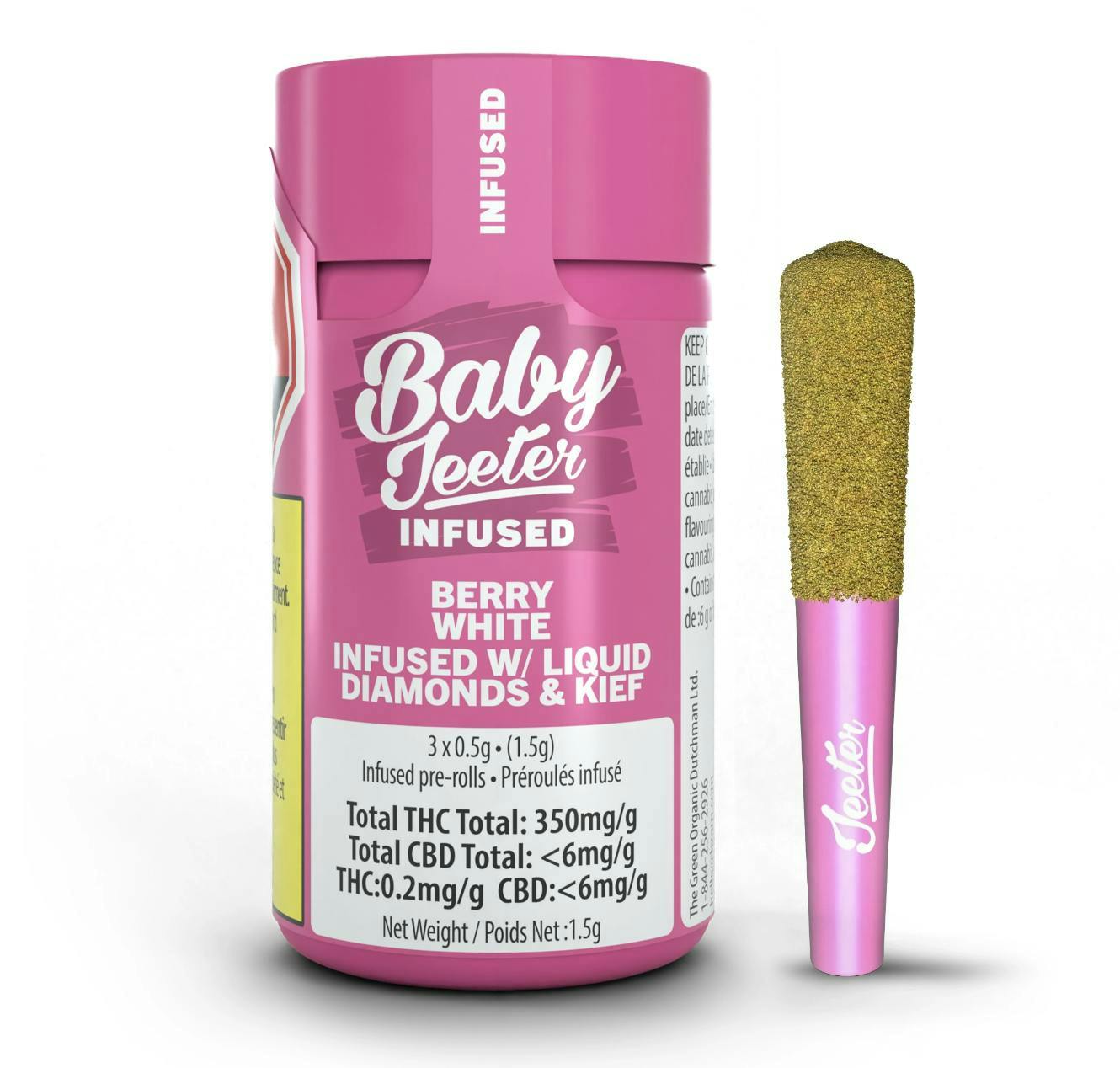 Jeeter - Jeeter | Berry White | Baby Infused Minis | 0.5g each | 3pk - 1