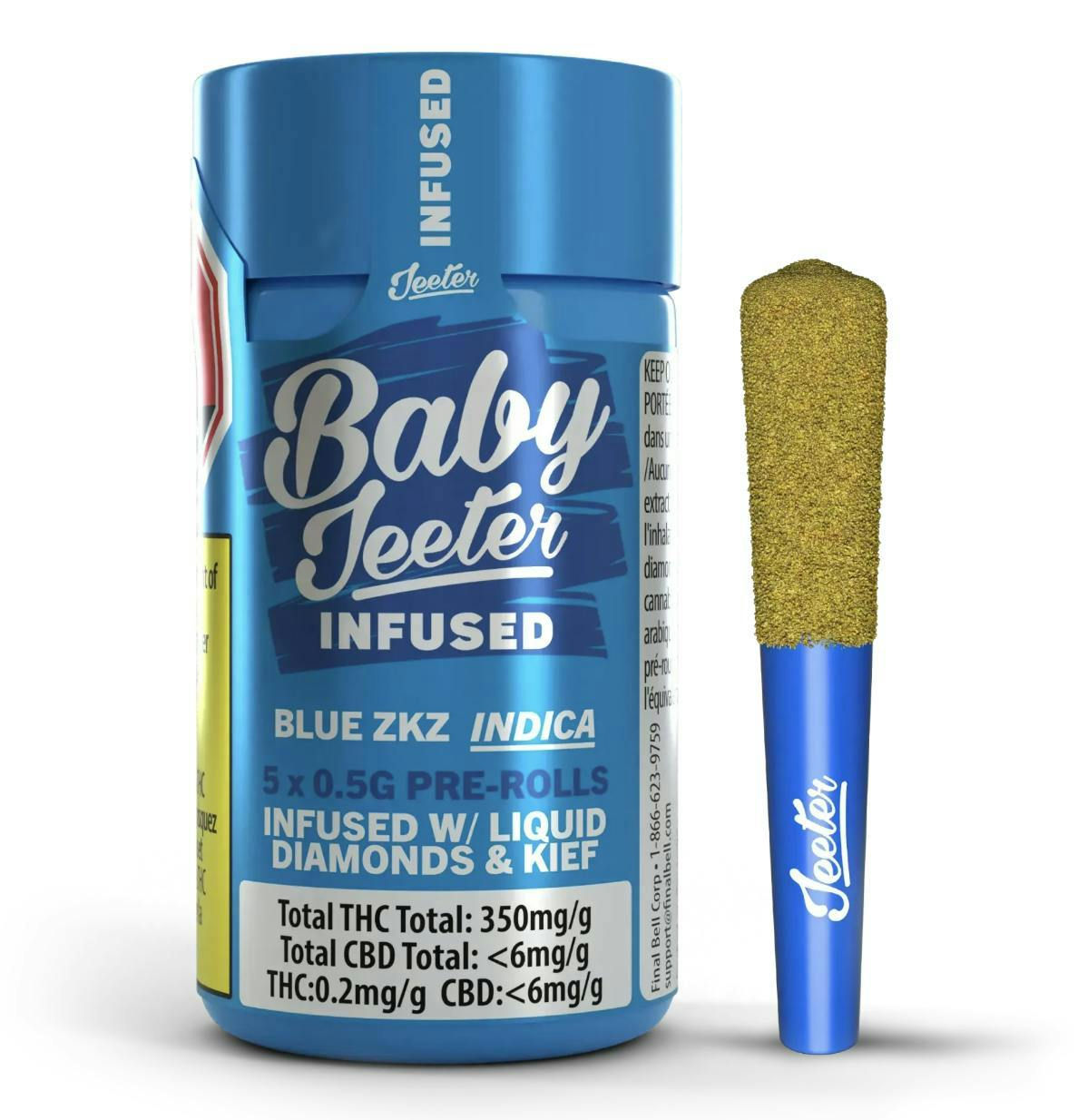 Jeeter - Jeeter | Blue ZKZ | Baby Infused Minis | 0.5g | 5pk - 1