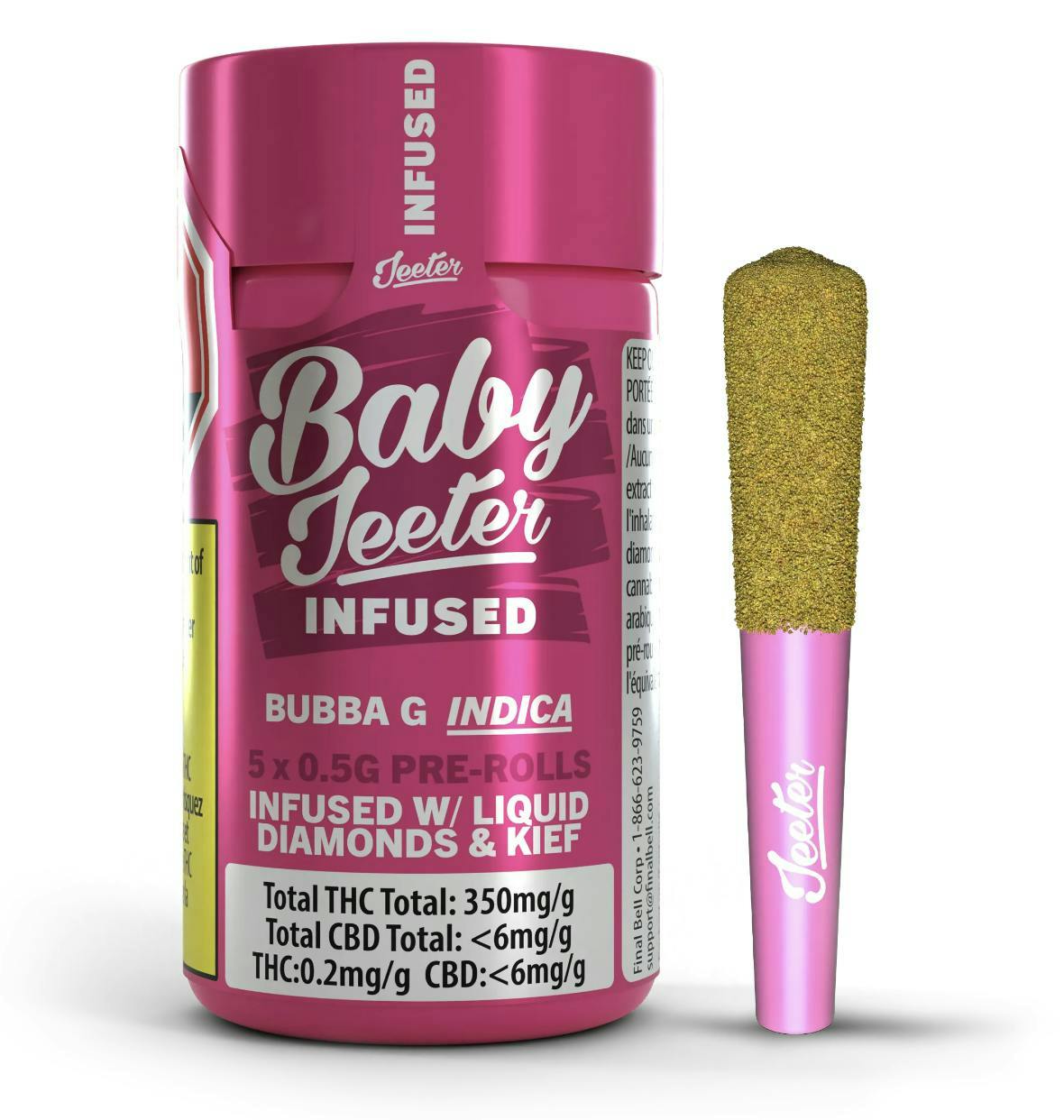 Jeeter - Jeeter | Bubba G | Baby Infused Minis | 0.5g each | 5pk - 1
