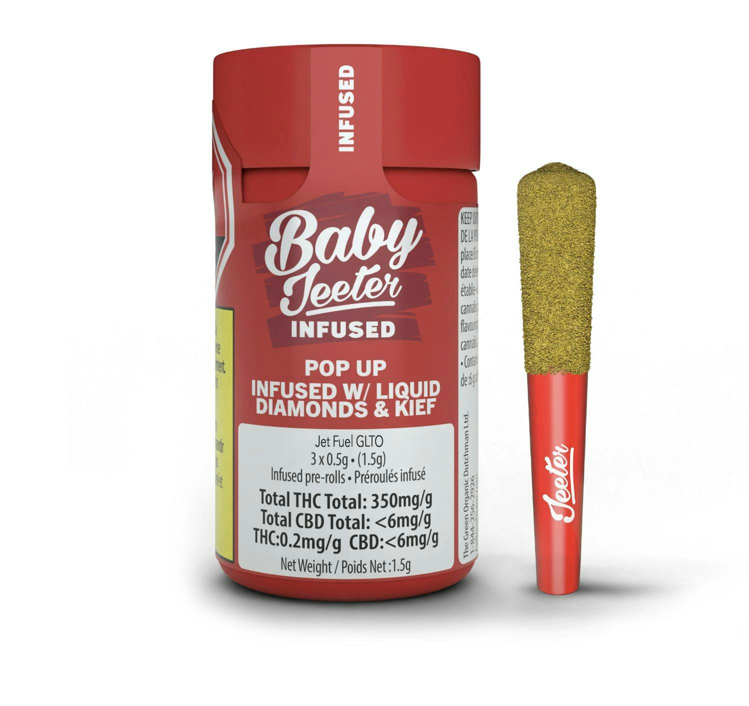 Jeeter - Jeeter | Jet Fuel GLTO | Baby Infused Minis | 0.5g each | 3pk - 1