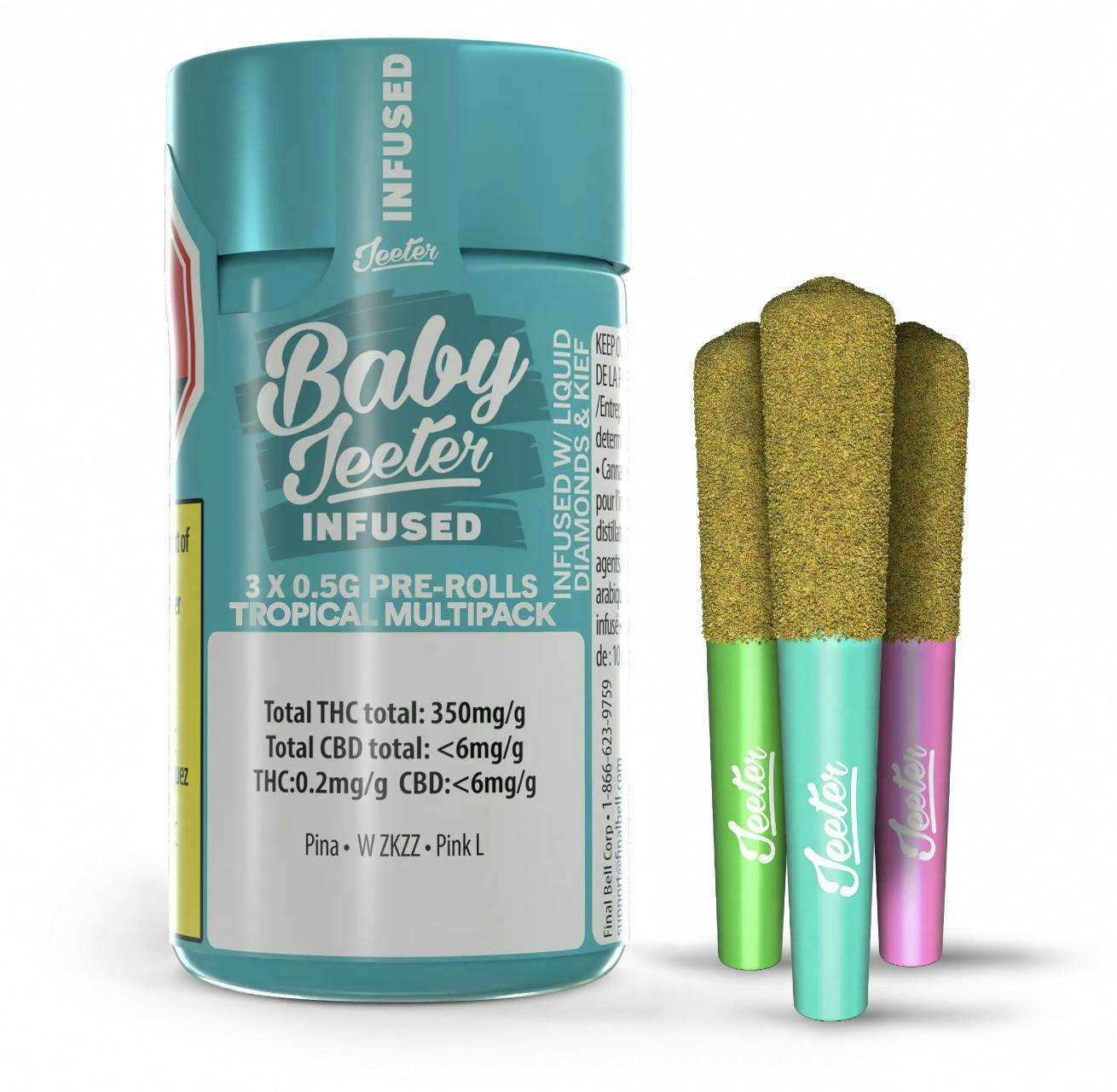 Jeeter - Jeeter | Tropical Pack | Baby Infused Minis | 0.5g each | 3pk - 1