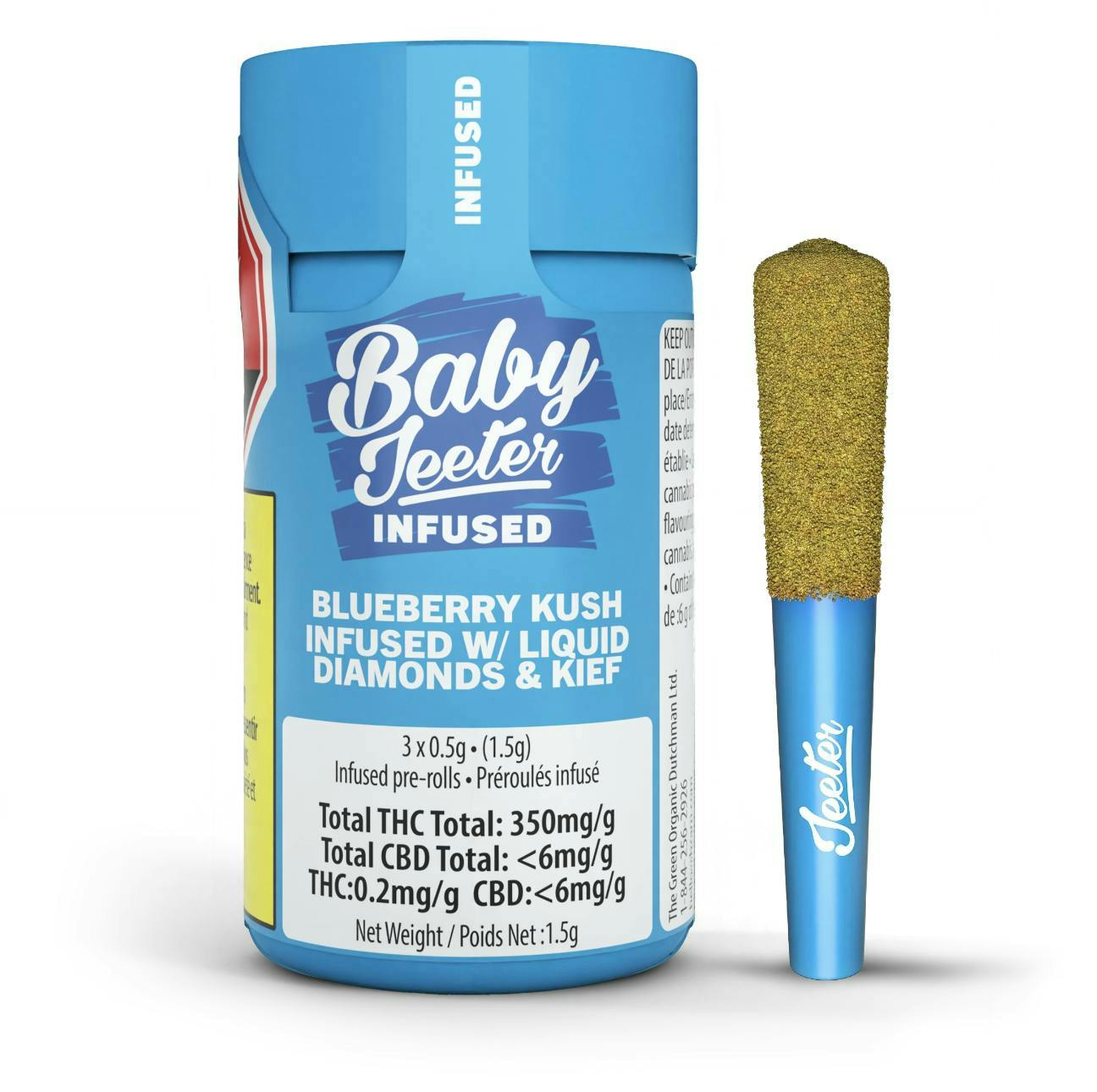 Jeeter - Jeeter | Blueberry Kush | Baby Infused Minis | 0.5g each | 3pk - 1