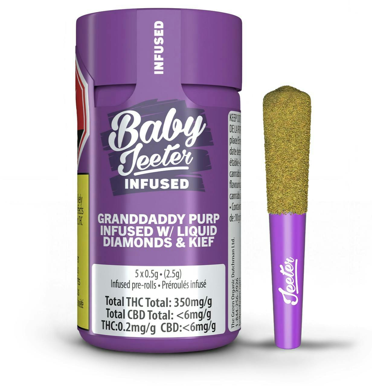 Jeeter - Jeeter | Granddaddy Purp | Baby Infused Minis | 0.5g each | 5pk - 1