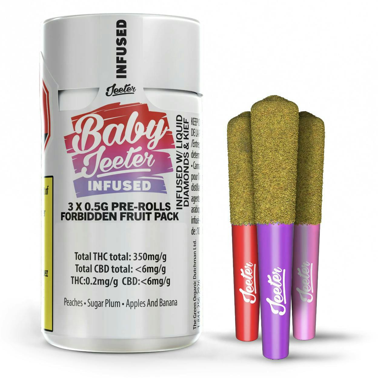 Jeeter - Jeeter | Forbidden Fruit Pack | Baby Infused Minis | 0.5g each | 3pk - 1