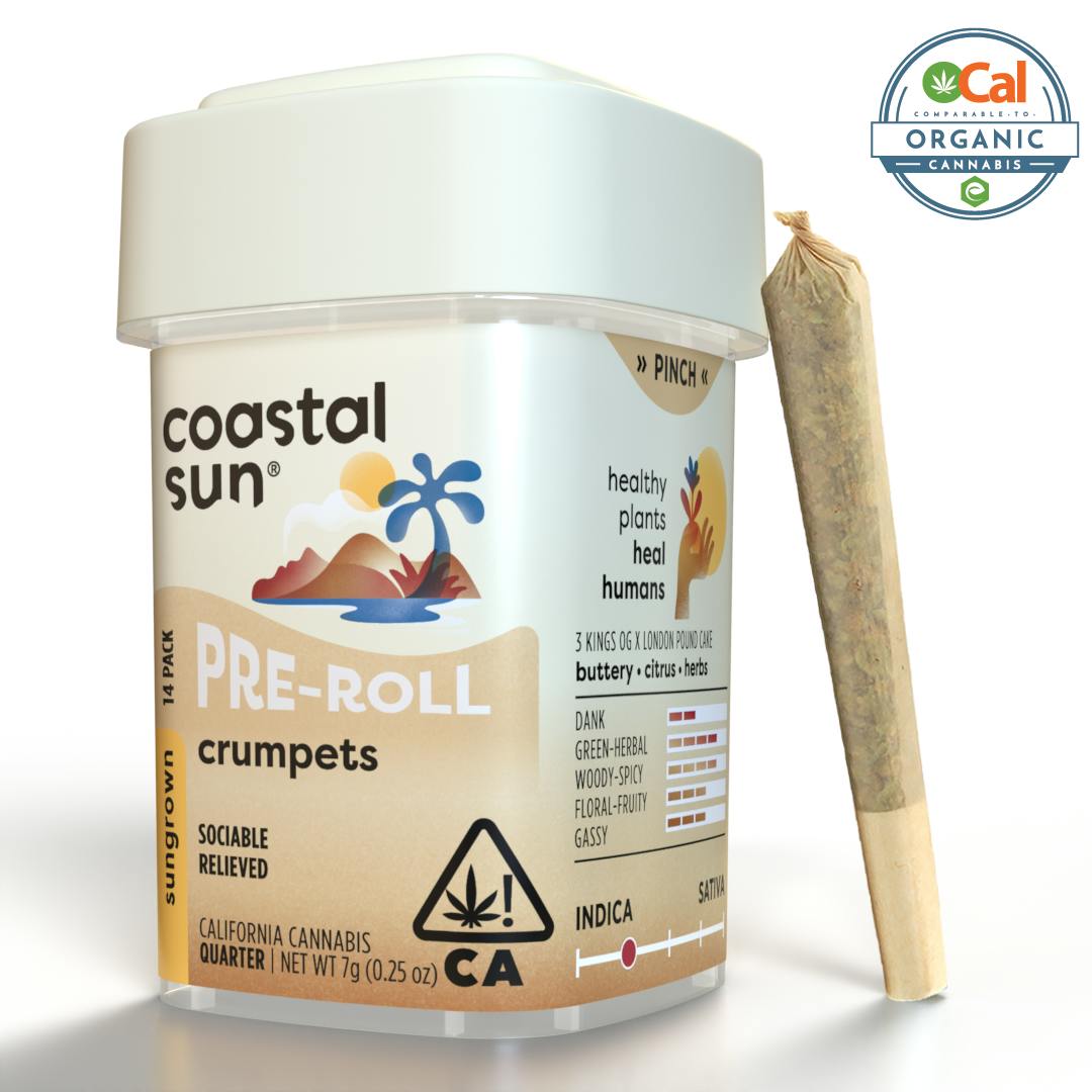 Coastal Sun - Crumpets Sungrown 0.5g Pre-Roll 14pk 7g - 1