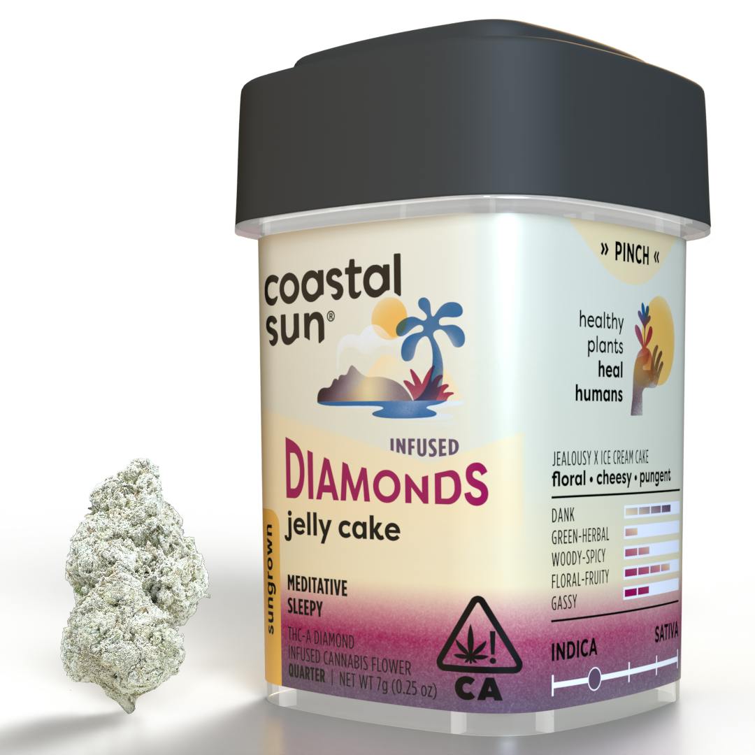 Coastal Sun - Jelly Cake Infused Sungrown Flower 7g - 1