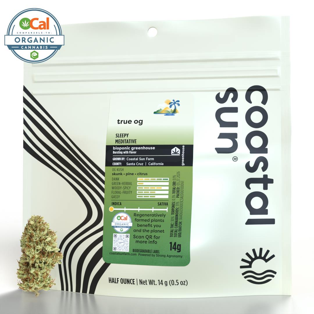 Coastal Sun - True OG Greenhouse Flower 14g - 1