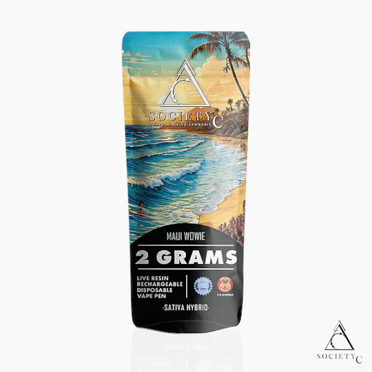 Society C - Society C | Maui Wowie | Live Resin Disposable | 2g - 1