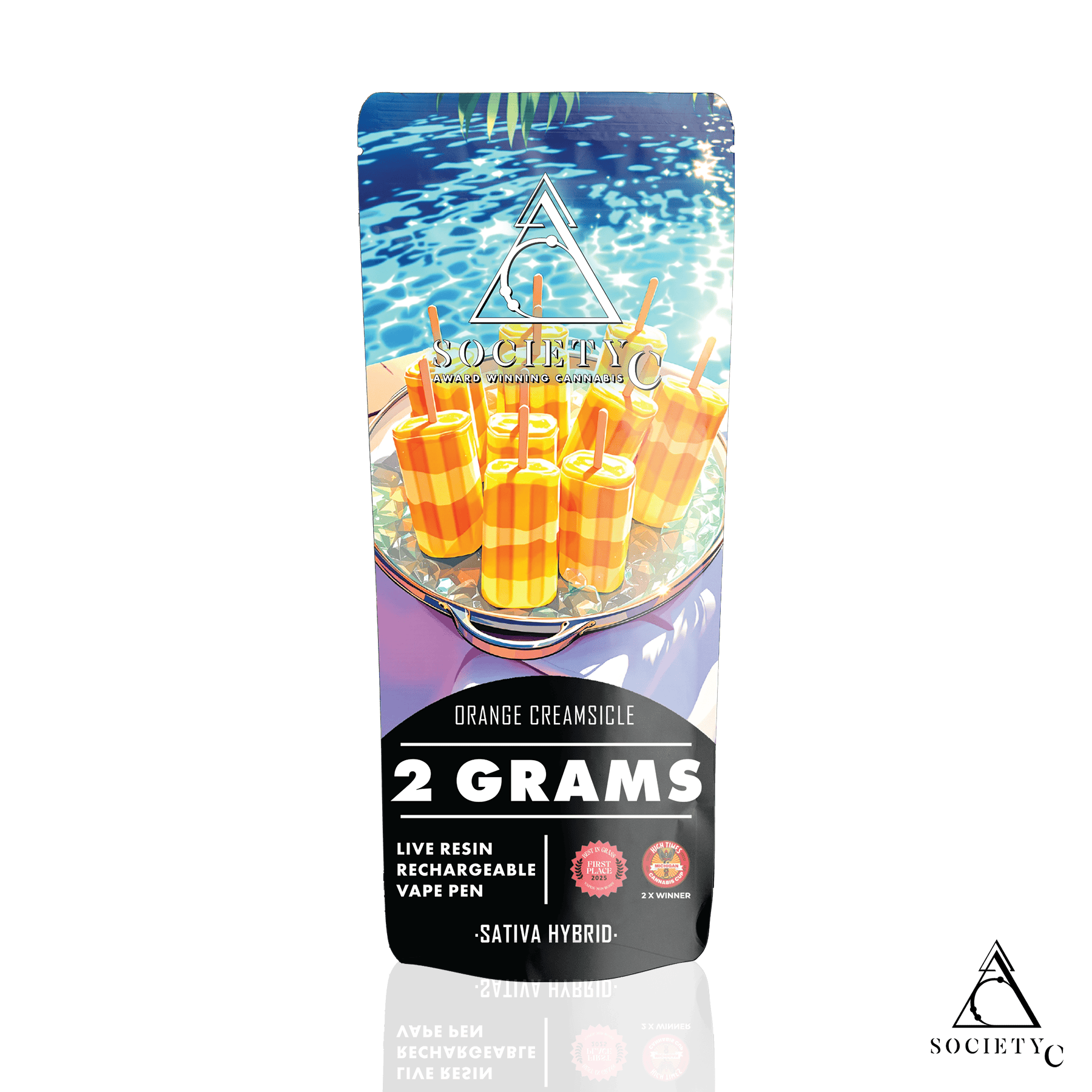 Society C - Society C | Orange Creamsicle | Live Resin Disposable | 2g - 1