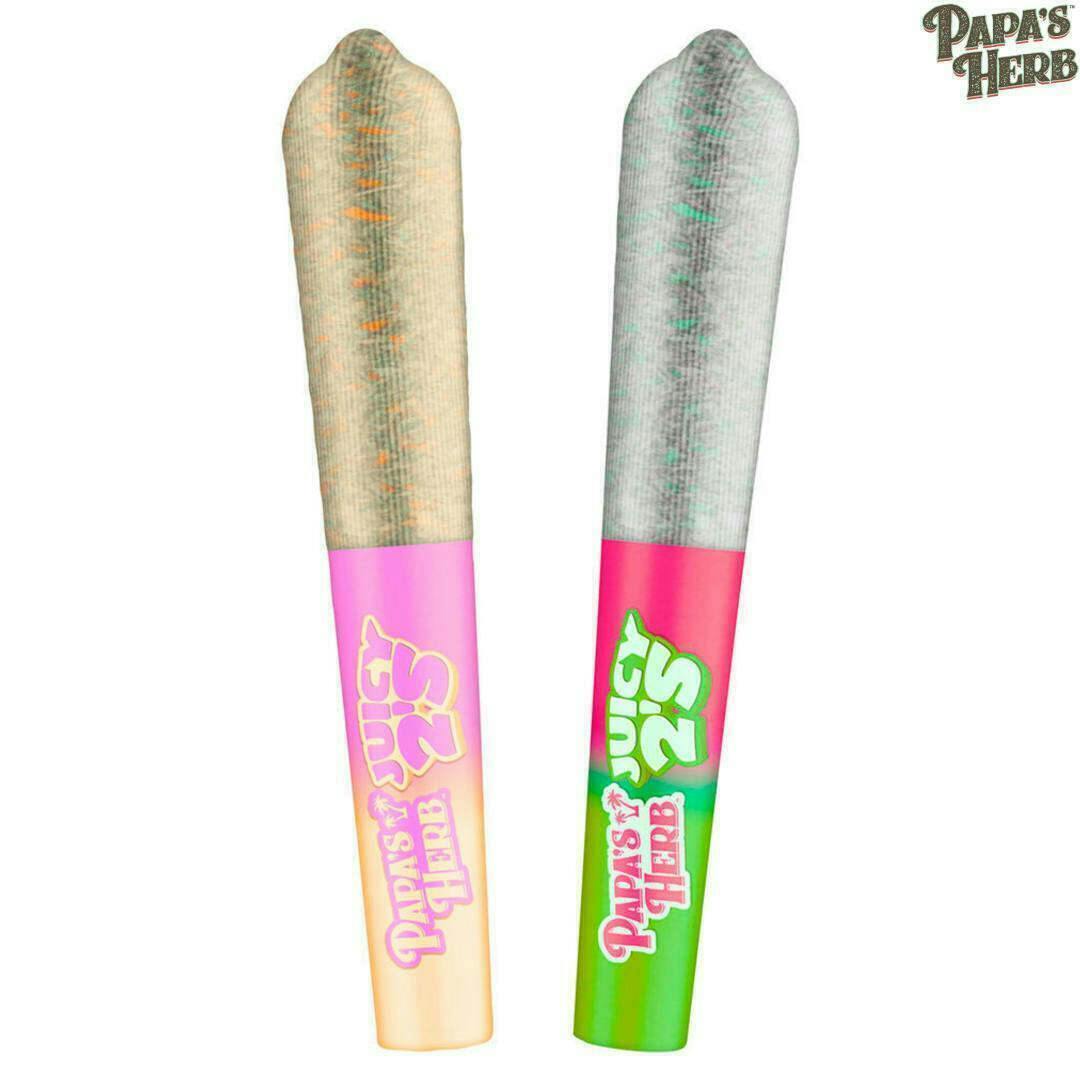 Papa's Herb - Watermelon Sugr Hi & Blackberry Lemonade | Infused Joint | 0.5g each | 2pk - 1