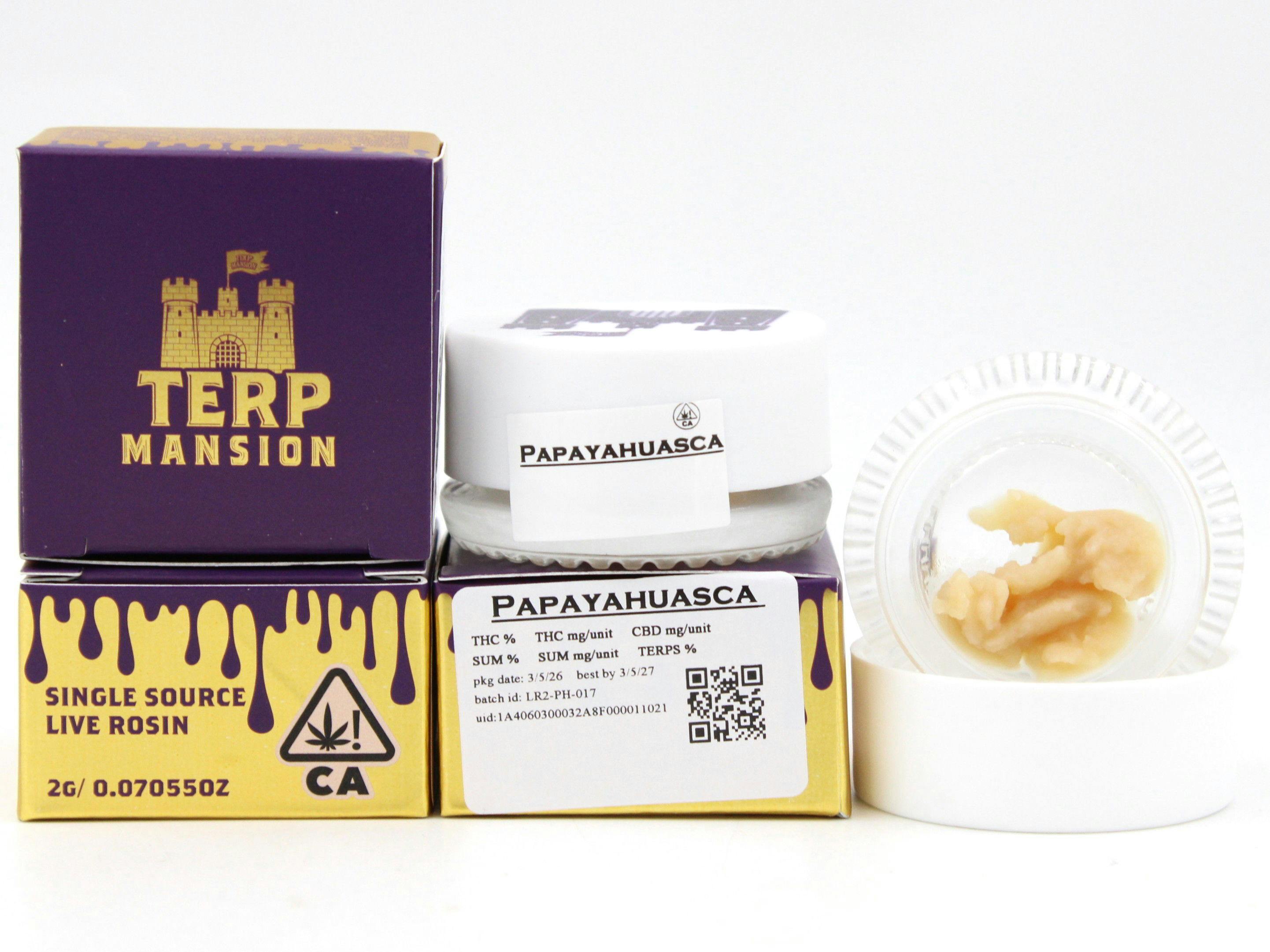 Terp Mansion - Papayahuasca 2g Live Rosin - 1