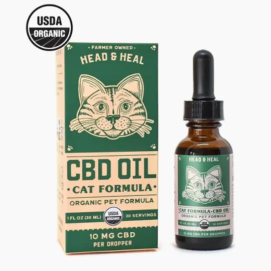Head & Heal - Head & Heal | CBD Oil For All Cats | Therapeutics | 10mg CBD | 30mL - 1