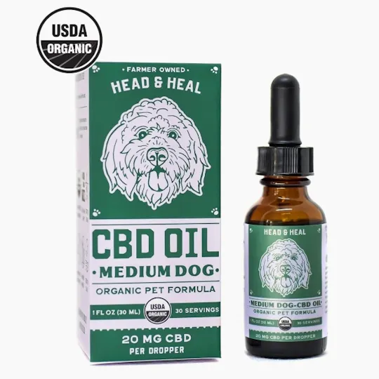 Head & Heal - Head & Heal | Medium Dog CBD Oil | 600mg | 30mL - 1