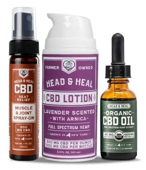 Head & Heal - Head & Heal | The Relief Kit | Lavendar | 1200mg CBD | 3pk - 1