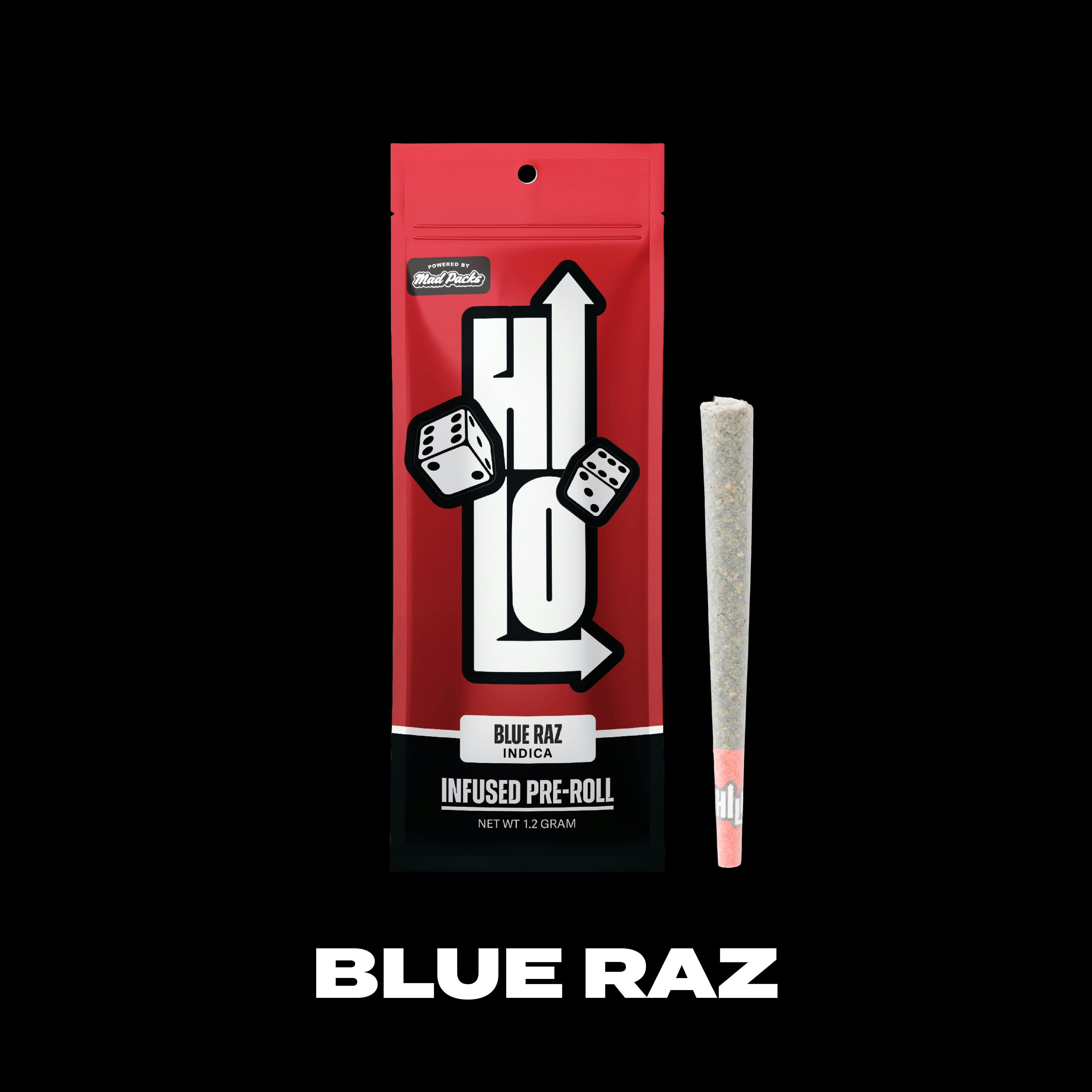 HILO - Hi-Lo | 1.2g Infused Preroll | Blue Raz - 1