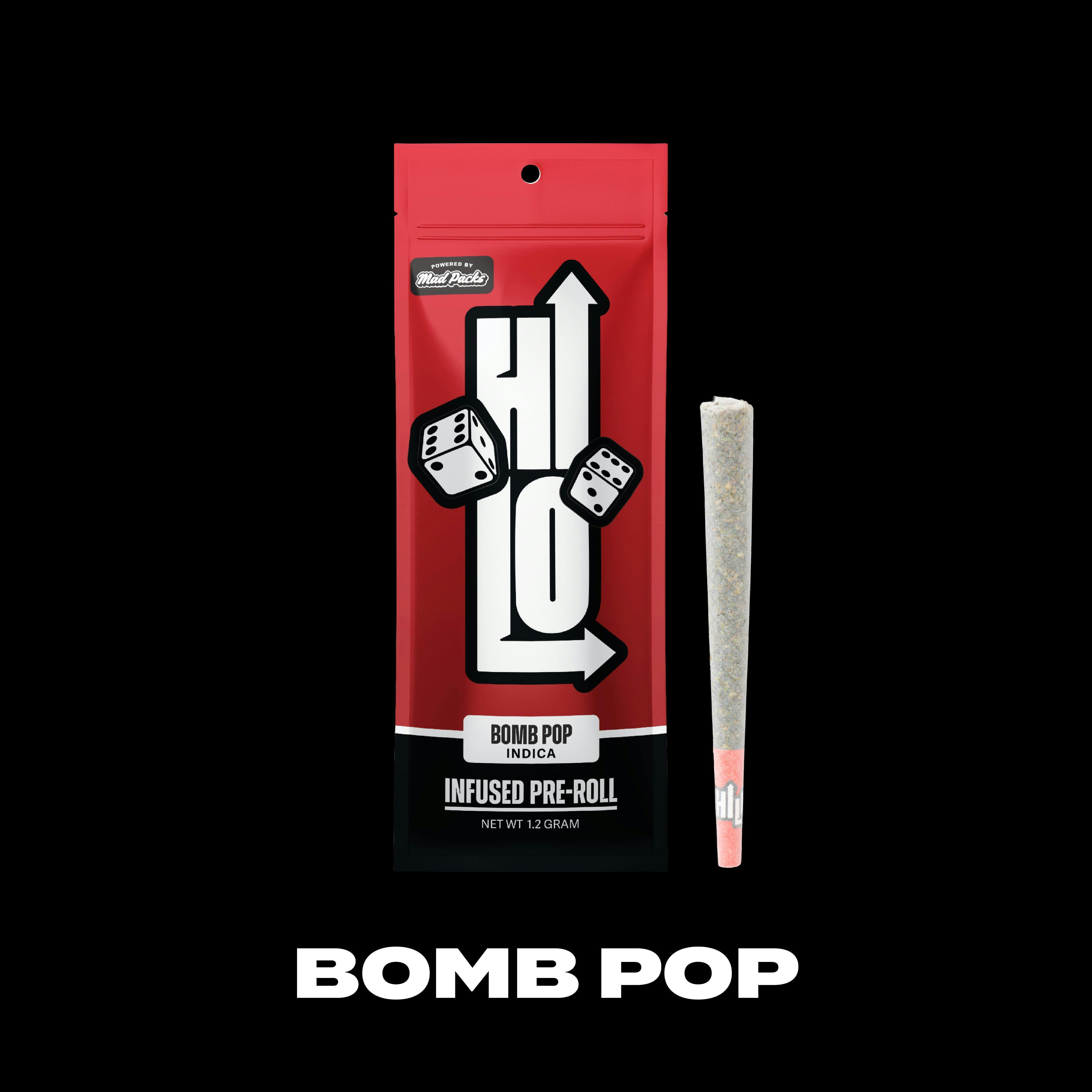 HILO - Hi-Lo | 1.2g Infused Preroll | Bomb Pop - 1