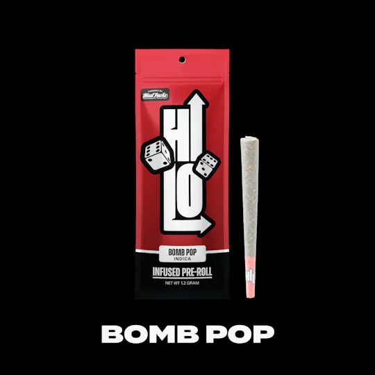 HILO - Hi-Lo | 1.2g Infused Preroll | Bomb Pop - 1