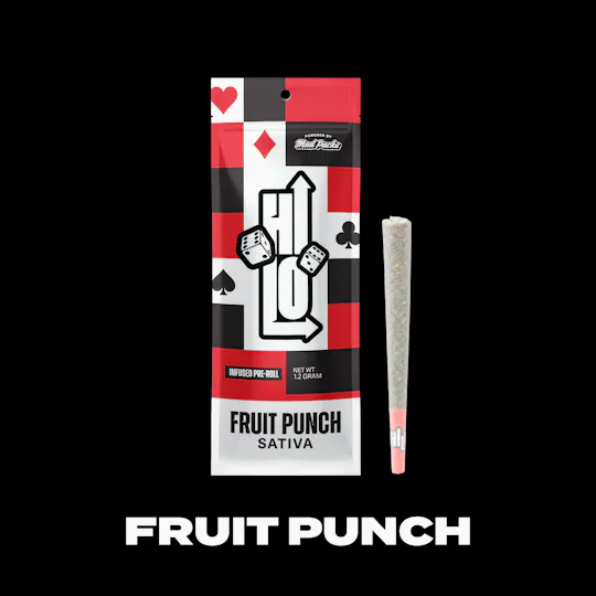 HILO - Hi-Lo | 1.2g Infused Preroll | Fruit Punch - 1