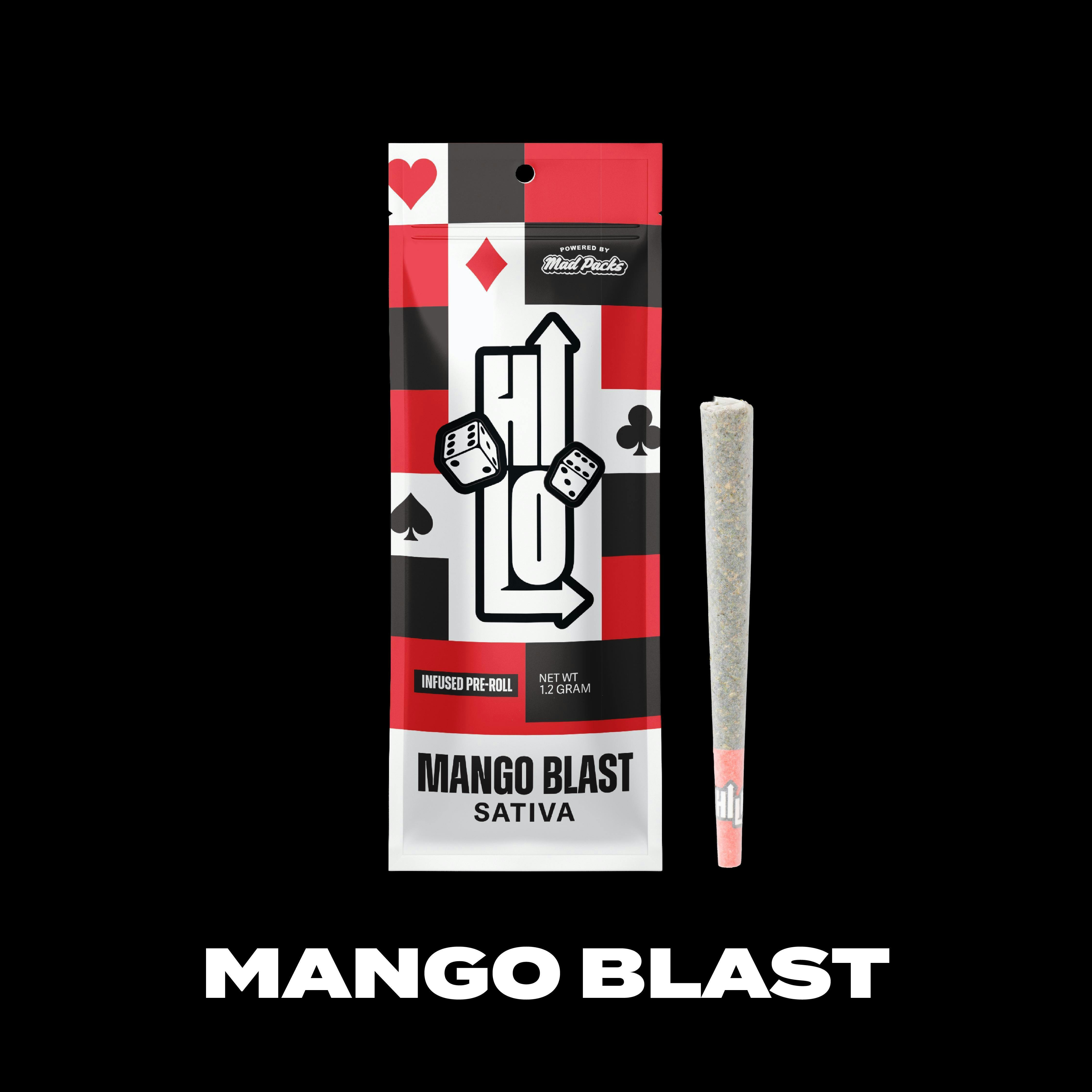 HILO - Hi-Lo | 1.2g Infused Preroll | Mango Blast - 1