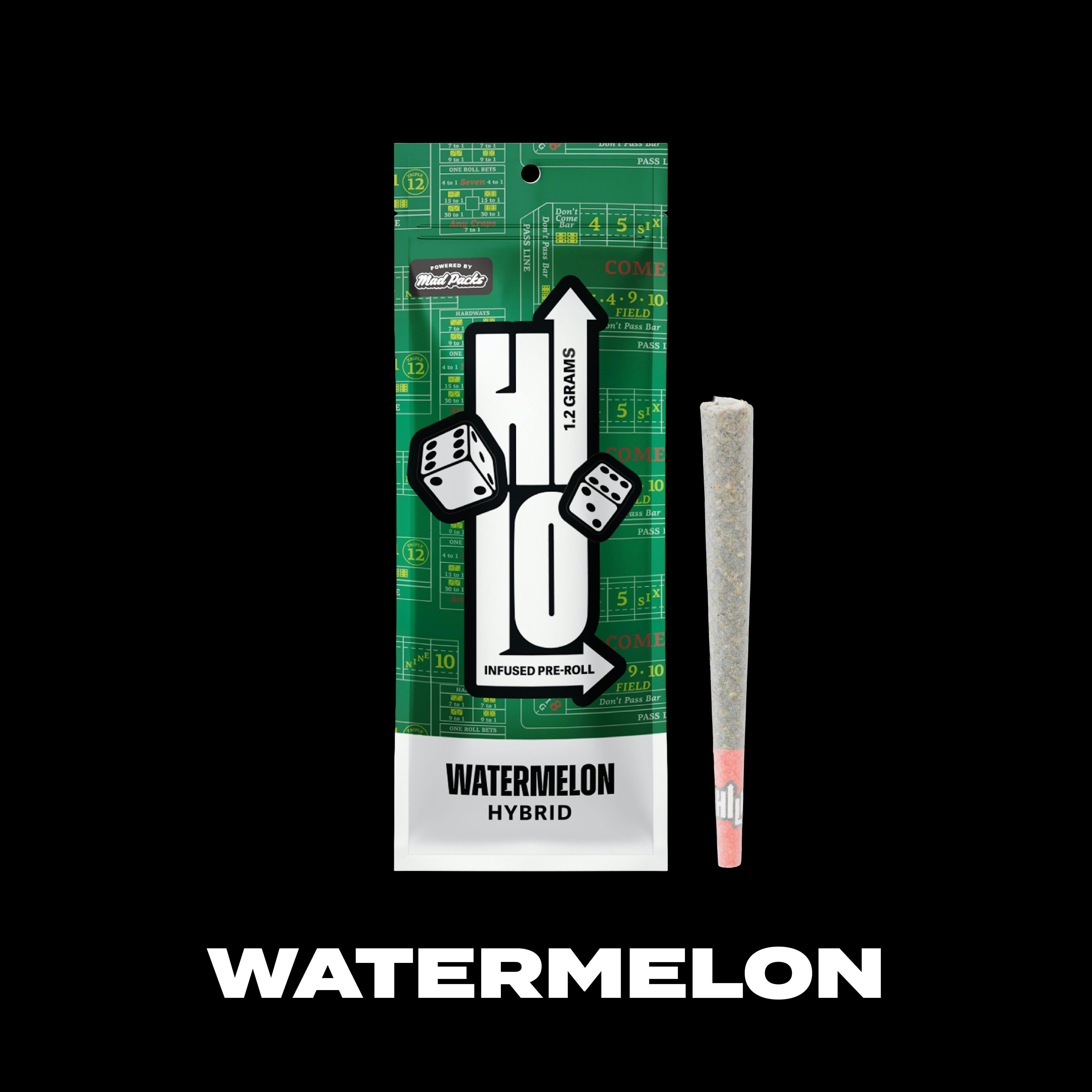 HILO - Hi-Lo | 1.2g Infused Preroll | Watermelon - 1
