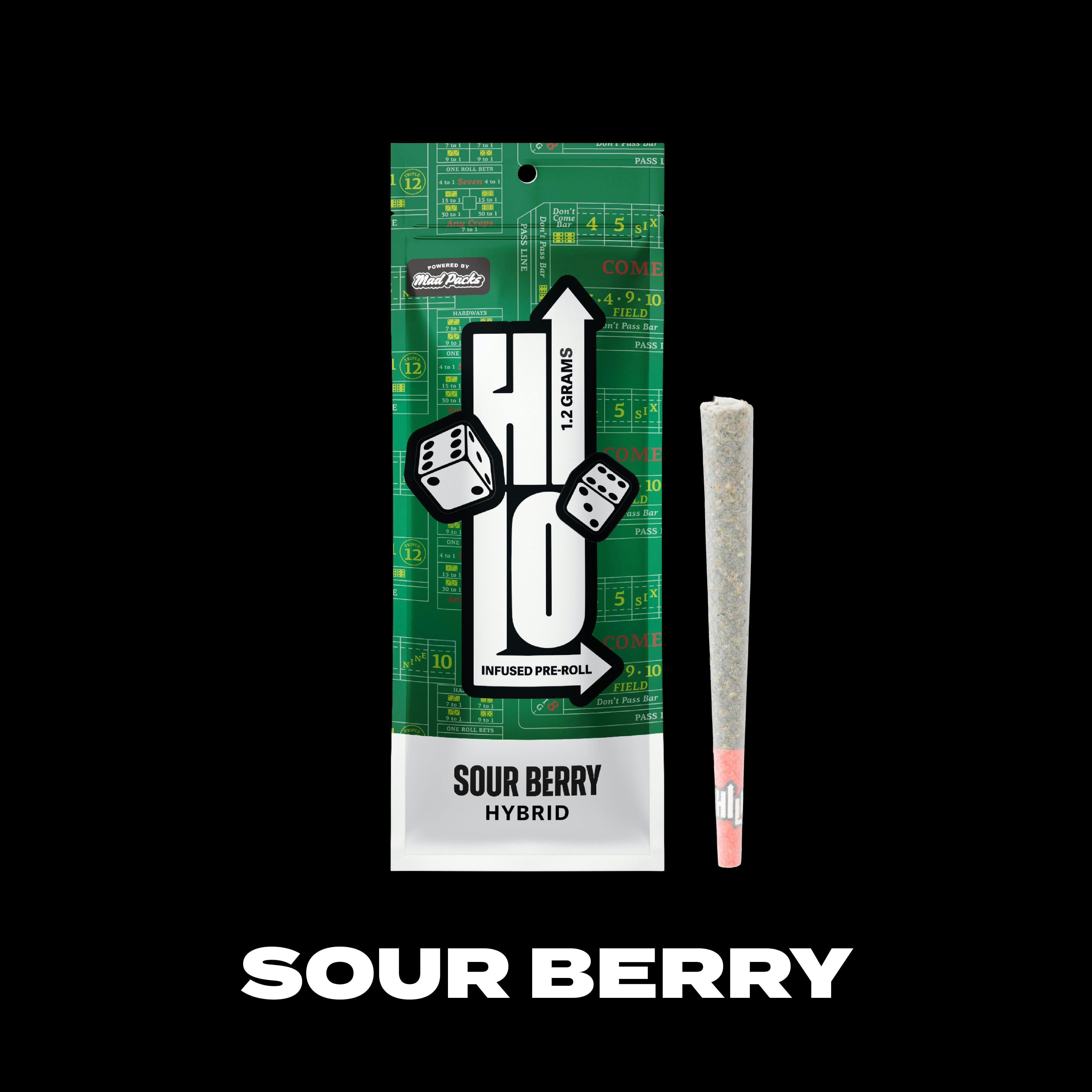 HILO - Hi-Lo | 1.2g Infused Preroll | Sour Berry - 1