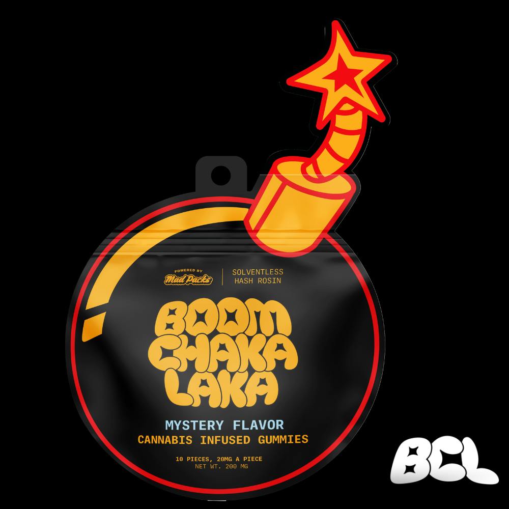 Boom Chaka Laka - Boom Chaka Laka | 200mg Hash Rosin Gummies - 10pk | Mystery Flavor - 1